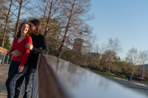 Dahlya and Aaron on the bridge