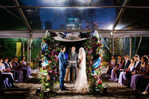 Sarah and Ben under the chuppah