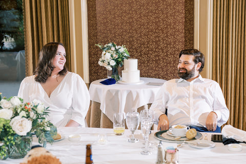 Andrew and Allison on their wedding day