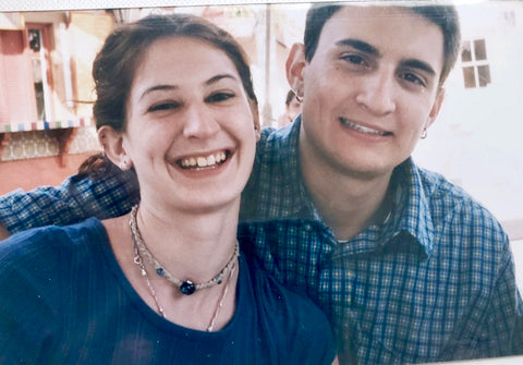 Dahlya and Aaron in 1998