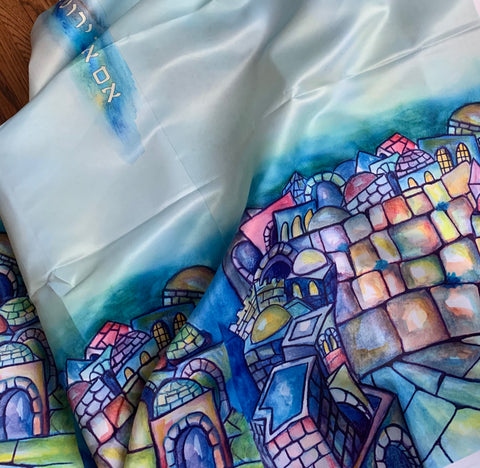 Jerusalem Tallit by Anna Abramzon Sneak Peak