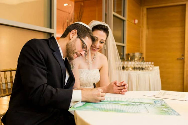 Nothing adorns a Jewish wedding like an artistic ketubah!