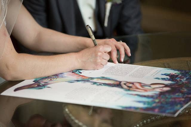 Ketubah aesthetics in the service of love and marriage