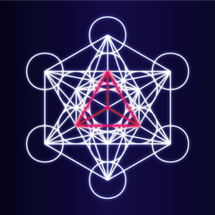 metatrons cube with tetrahedron