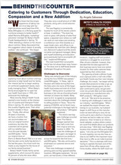 Behind the Counter article in January 2022 Vitamin Retailer magazine featuring our store