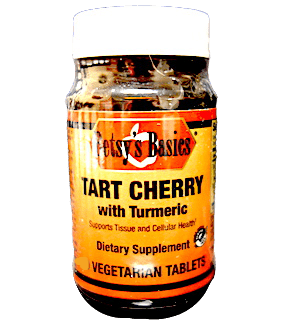 Betsy_s Basics Tart Cherry with Turmeric Vegetarian Tablets