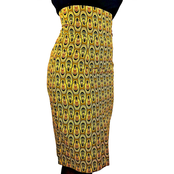 African Pencil Skirt - Ankara Pencil Skirt