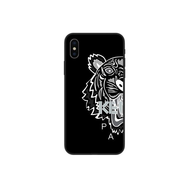 coque iphone xr kenzo blanc