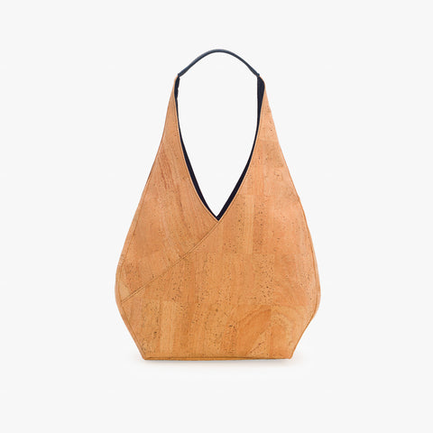 geometrical cork handbag 