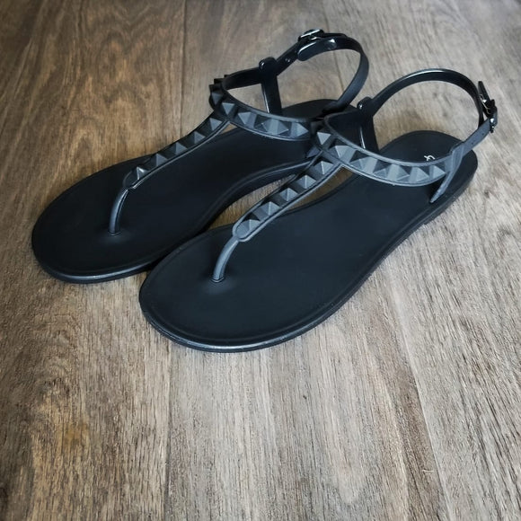 studded matte sandal
