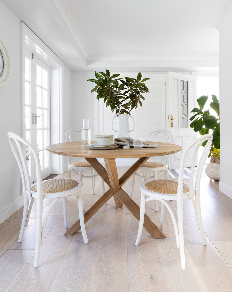 white breakfast chairs