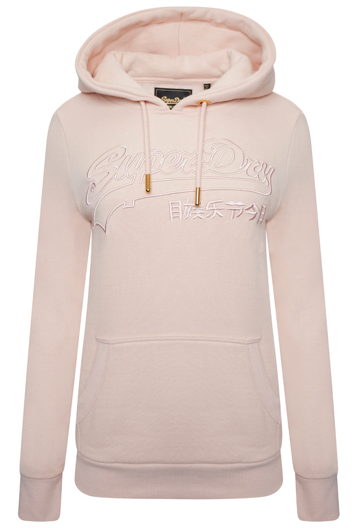 superdry peach hoodie