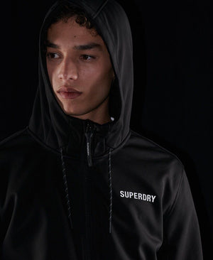 Superdry Tech Soft Shell Track Jacket - Black