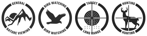 Athlon Ideal Application: General Nature Viewing, Bird Watching, Target Long Range, Hunting