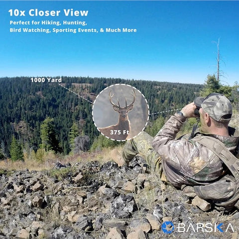 Barska 10x42mm WP Level ED Binoculars Outdoors