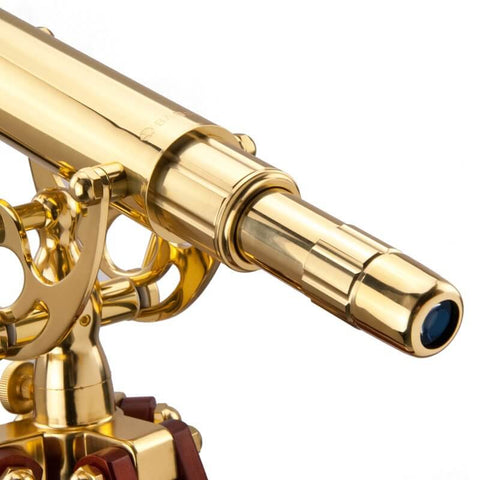 Barska 15-45x50mm Anchormaster Classic Brass Spyscope with Mahogany Tripod Body Eyepiece