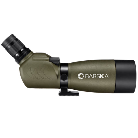 Barska 20-60x60mm WP Blackhawk Angled Spotting Scope in Green Main Body