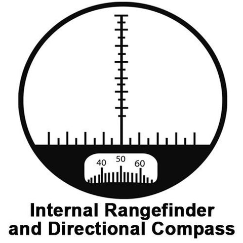 Barska 7x50mm WP Battalion Range Finding Reticle Compass Binoculars Reticle1
