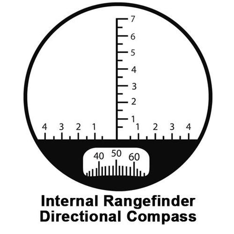 Barska 7x50mm WP Deep Sea Range Finding Reticle Compass Binoculars Internal Rangefinder Directional Compass