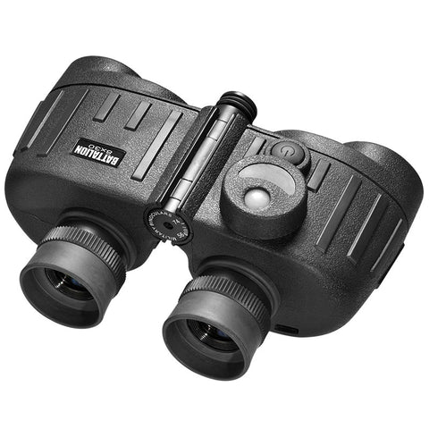 Barska 8x30mm WP Battalion Range Finding Reticle Illuminated Compass Binoculars Eyepieces and Compass