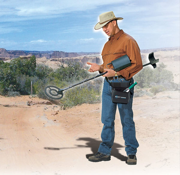 Bounty Hunter Quick Silver Metal Detector Lifestyle Photo