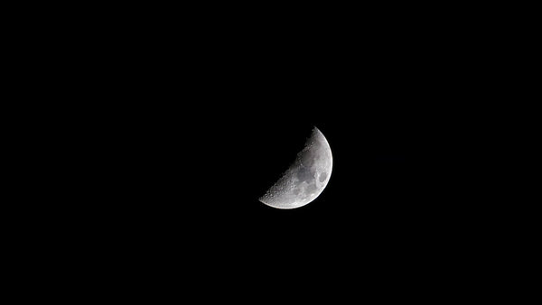 Image of a Crescent Moon taken with the Dwarf II Smart Telescope