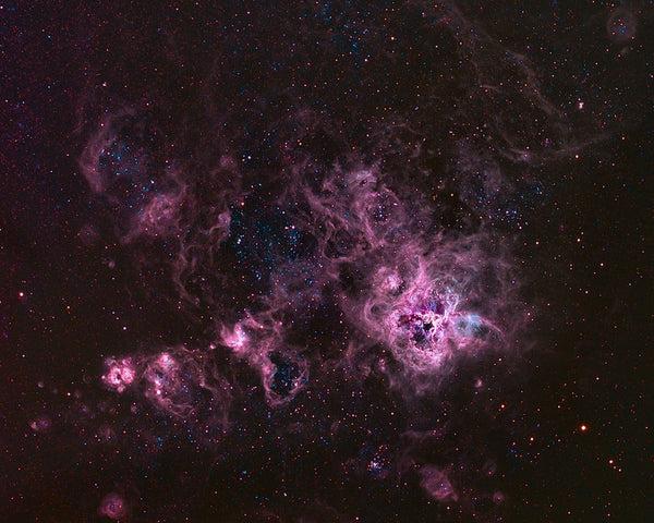 Image Captured Using the Lunt 100mm MT Triplet Refractor Telescope Purple Nebula