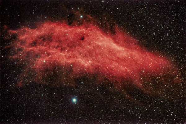Image Captured Using the Lunt 100mm Modular Telescope Starter Package California Nebula