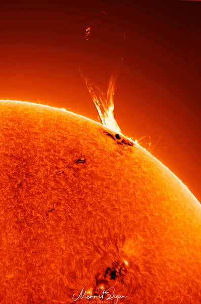Image Captured Using the Lunt 152mm Doppler True Solar Telescope Merwit