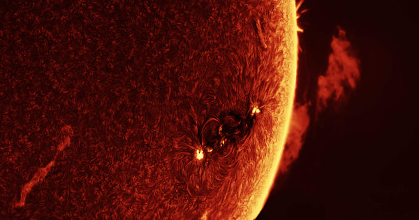 Image Captured Using the Lunt 152mm Doppler True Solar Telescope Sun