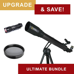 Upgrade and Save with National Geographic CF700SM 70mm Telescope - Ultimate Bundle Package and Bonus Accessories