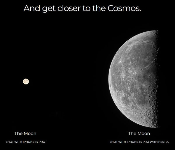 Vaonis Hestia Smart Telescope Smartphone Shot Comparison