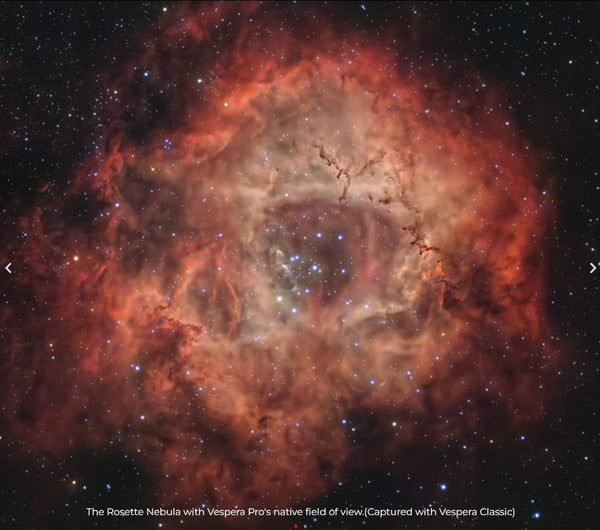 Vaonis Vespera Pro Smart Telescope Rosette Nebula