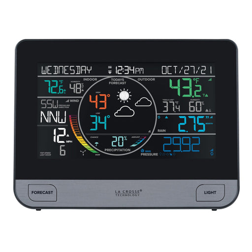 La Crosse Technology 724-1415BL-INT Wireless Rain Station with Temperature and H