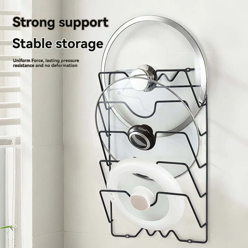 Support Mural pour Couvercles de Casserole