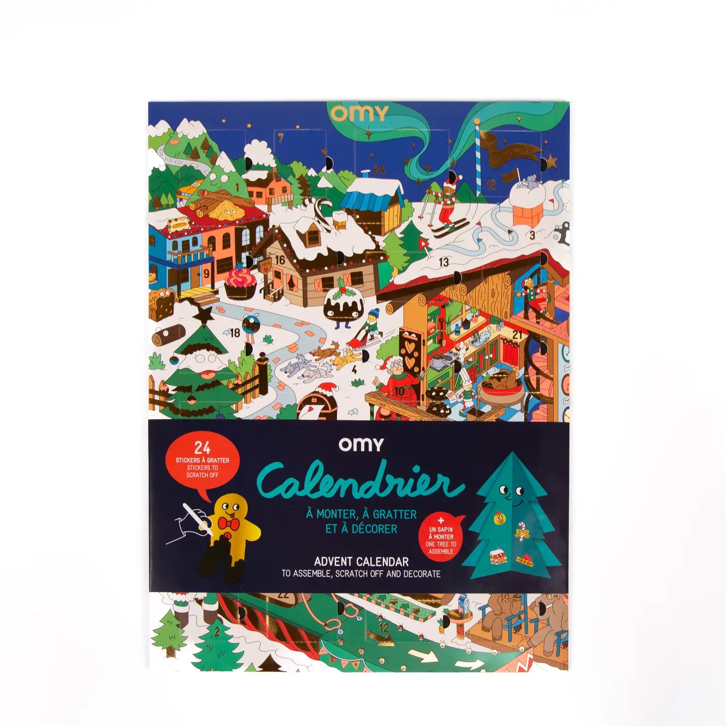 3D Christmas Tree Advent Calendar