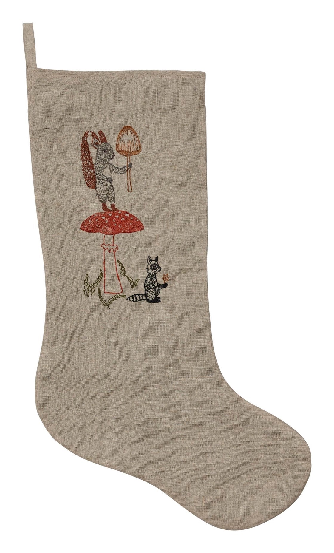 Squirrel with Mushroom Stocking