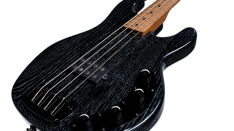 Sterling by Music Man Stingray Ray34 Ash Black Electric Bass