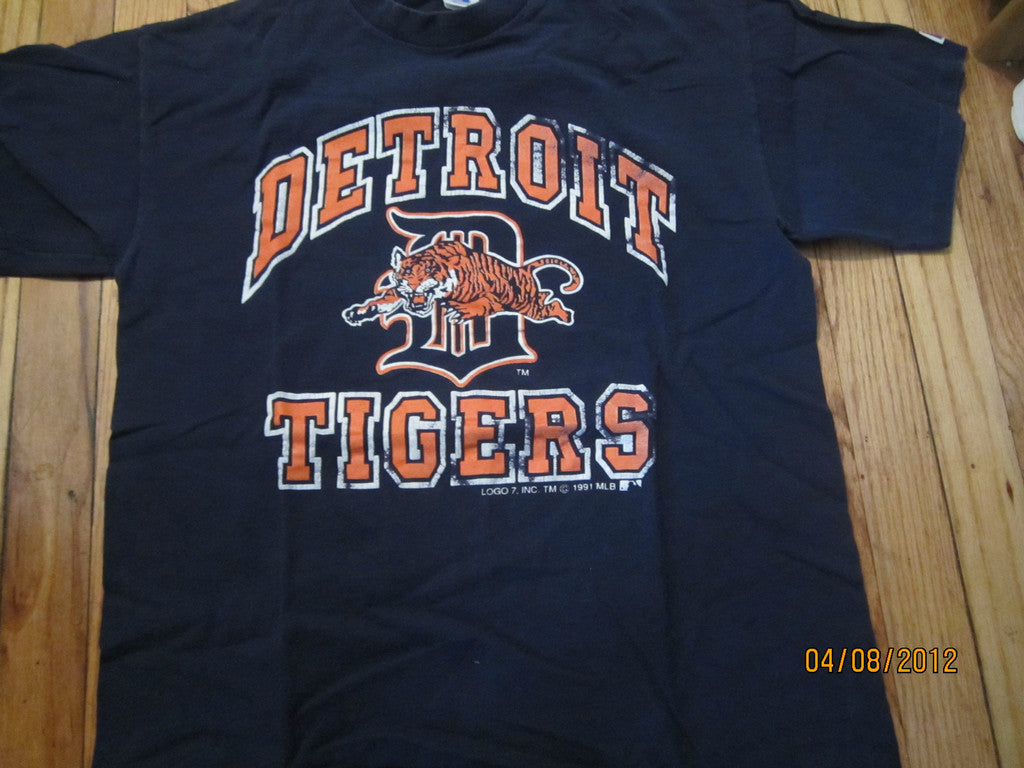 Lilmoxie — Detroit Tigers Vintage 1990 Logo T Shirt Large