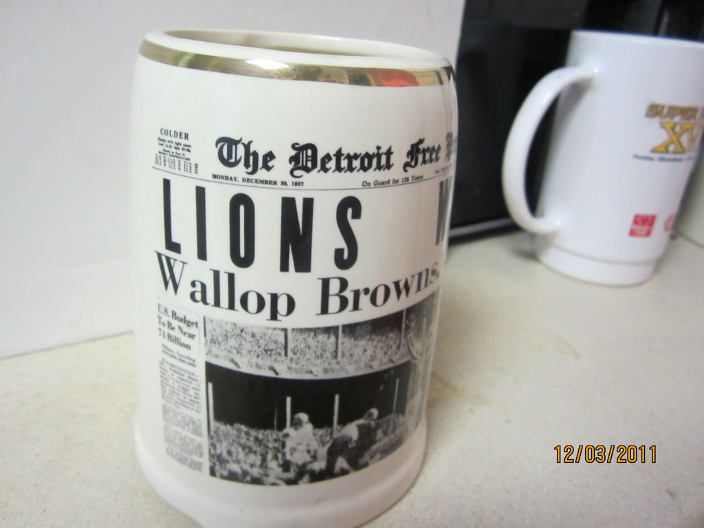 NFL Detroit Lions Mug