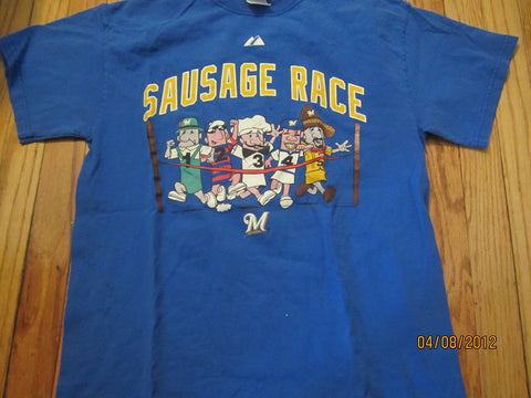 milwaukee brewers sausage race t shirt