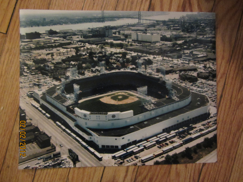 Detroit Tigers Stadium Final Day Framed Aerial Photo F7533A