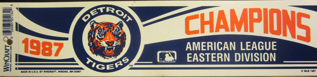 Detroit Tigers: The 1987 American League East Champions Part 1