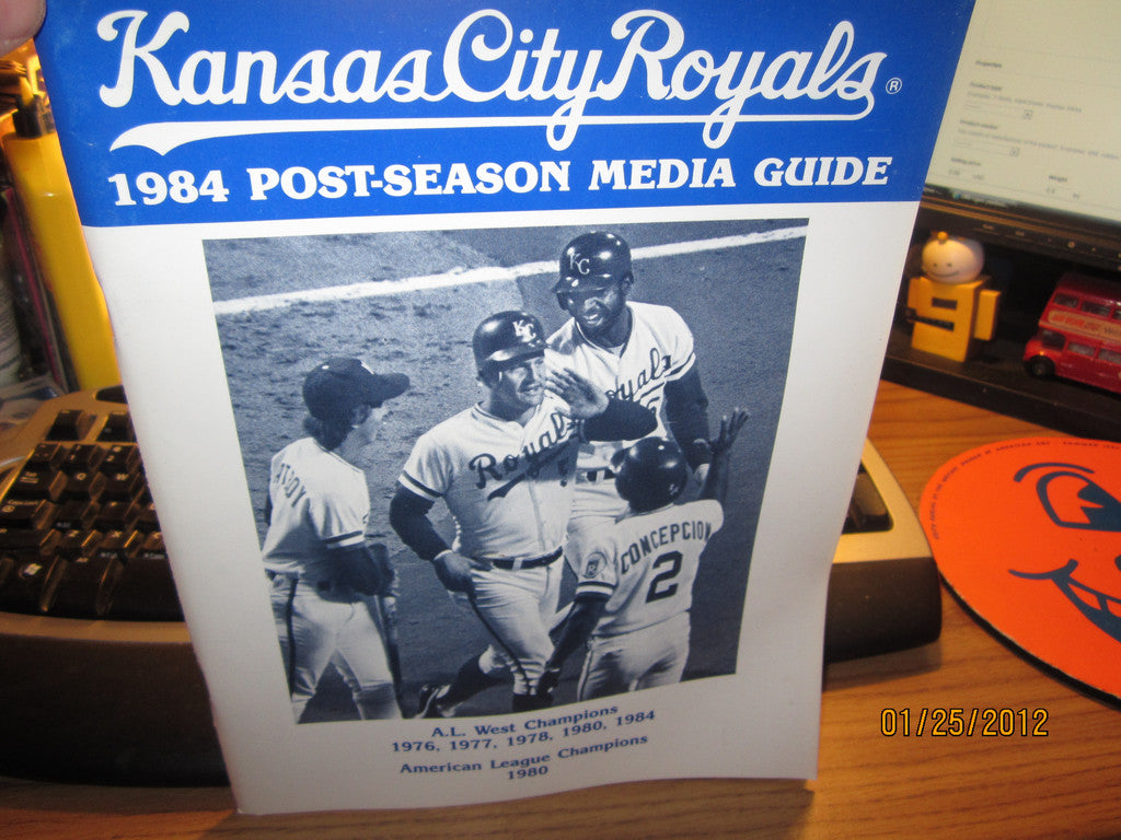 1980 KANSAS CITY ROYALS MLB BASEBALL POST SEASON MEDIA GUIDE