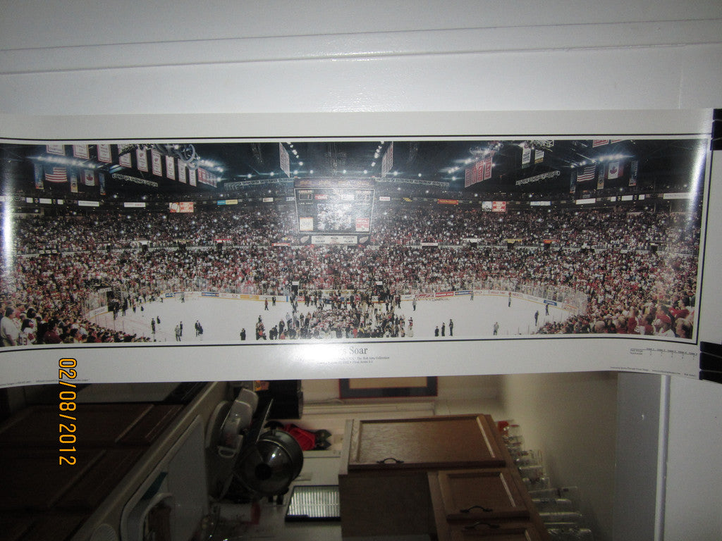 Detroit Red Wings Panoramic Poster - Joe Louis Arena