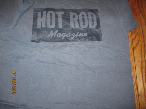 — Hot Rod Magazine Logo T Shirt Large