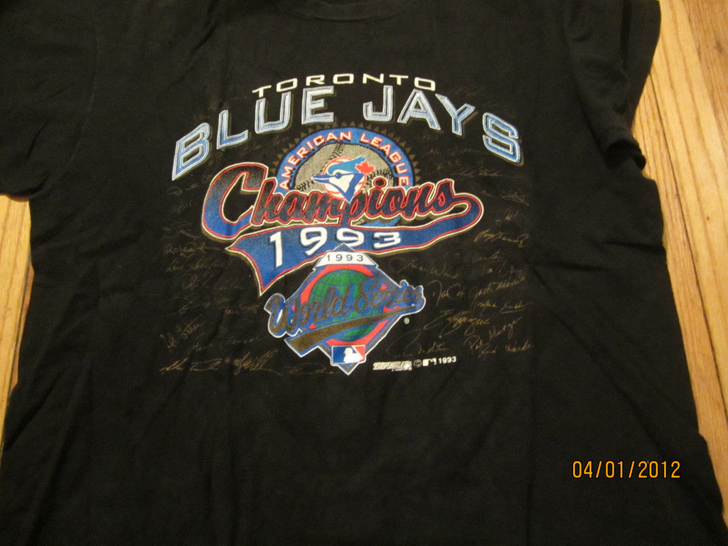 Lilmoxie — Toronto Blue Jays 1993 World Series Champions Vintage T Shirt XL  By Tr