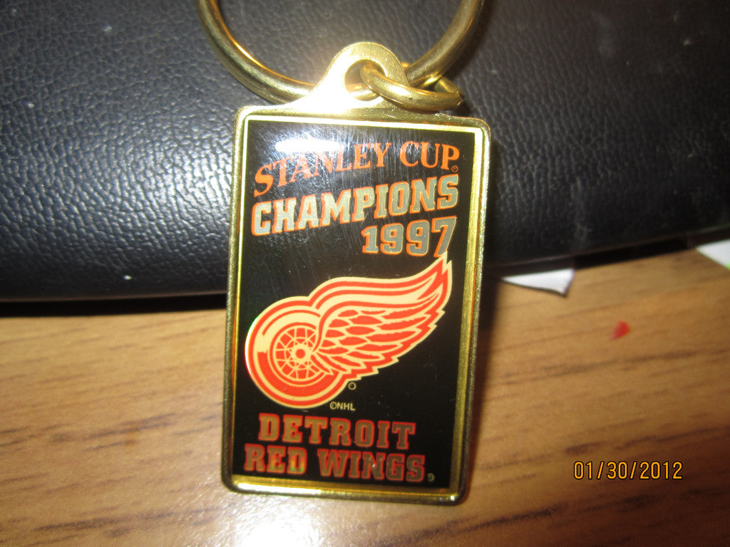 Lilmoxie — Detroit Red Wings 1997 Stanley Cup Champions Metal Keychain