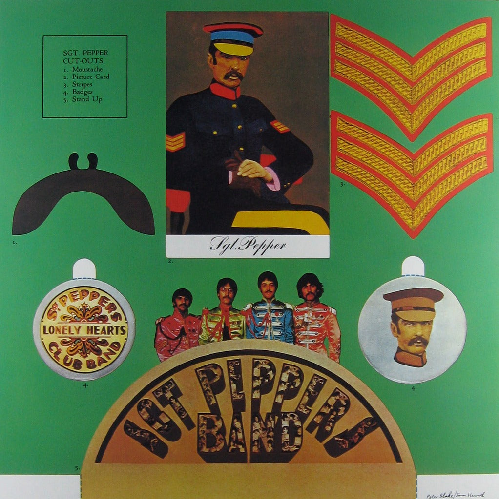 Resultado de imagen de sgt pepper insert