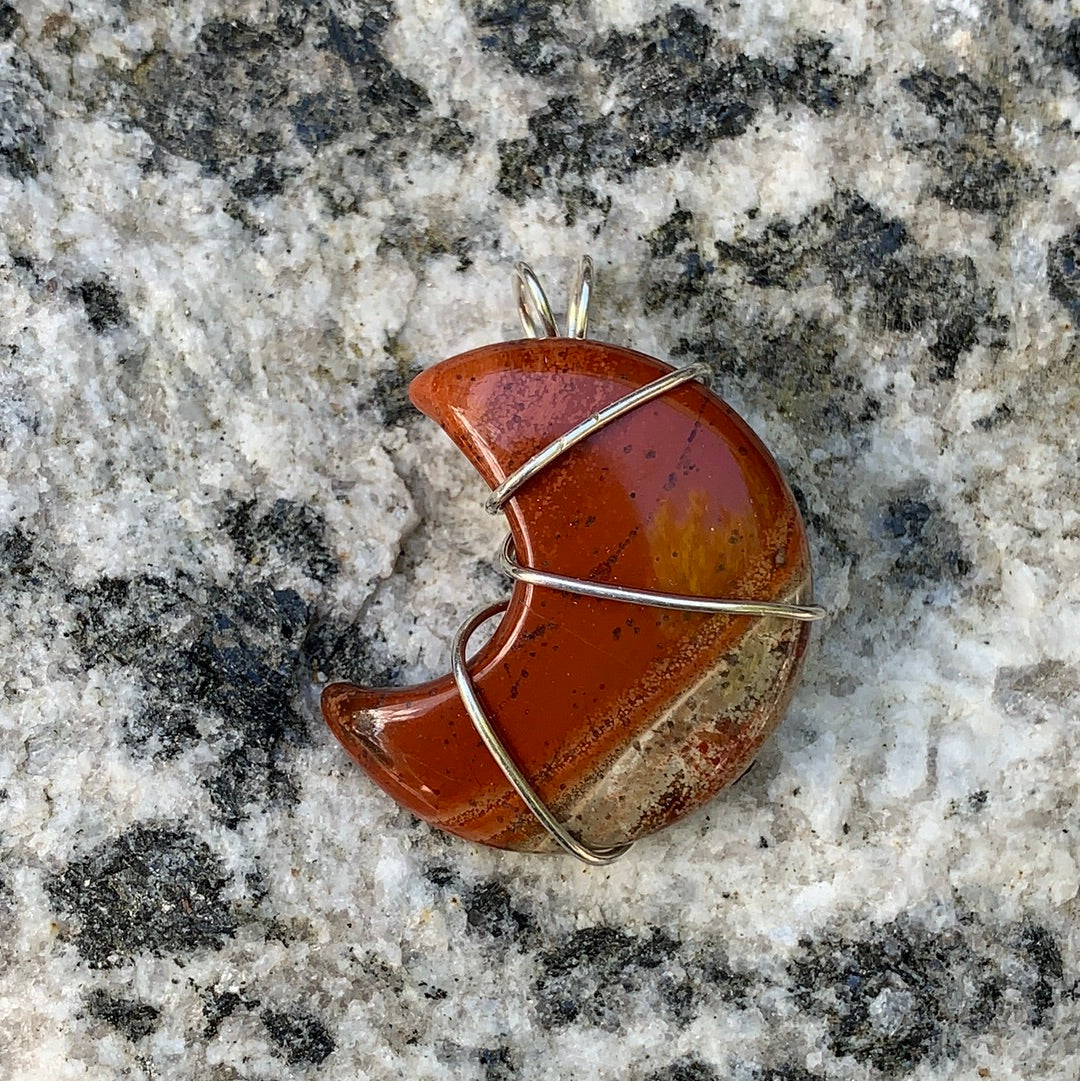 Red Jasper Moon Handwrap
